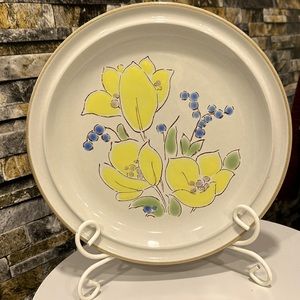 12” Platter “International China “White Stone Orlando stoneware Japan